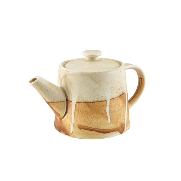 [BC-NTP-RKS50] Roko Porcelain Sand Teapot 50cl/ 17.6oz (Pack of 6)