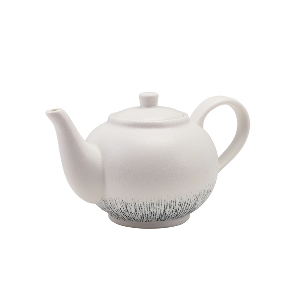 [BC-NTP-SST45] Sereno Porcelain Strato Teapot 45cl/15.75oz (Pack of 6)