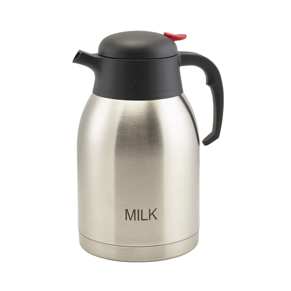 [BC-NV2099MILK] Milk Inscribed St/St Vacuum Jug 2.0L
