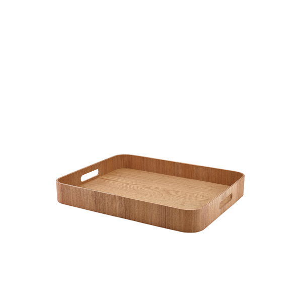 [BC-NWVT-B4536L] GenWare Light Wood Veneer Butlers Tray 45.5 x 36cm
