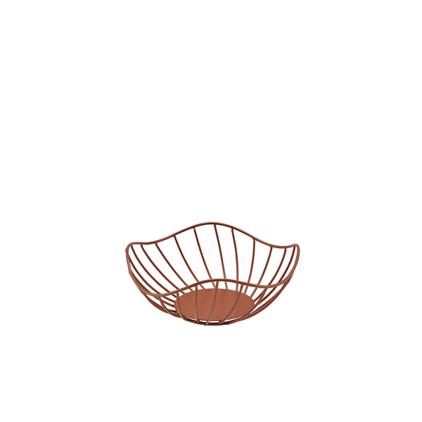 GenWare Lotus Leaf Copper Wire Basket 20 x 8cm