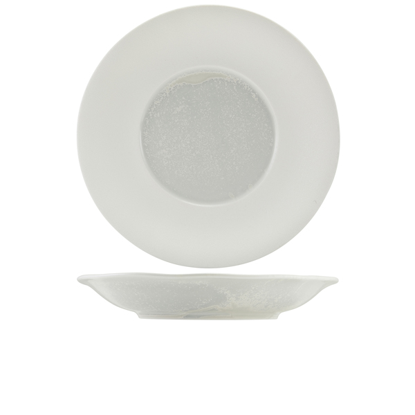 [BC-NWDP-PLS30] Incise Porcelain Lustre Deep Winged Plate 30cm (Pack of 6)