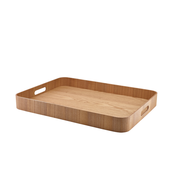 [BC-NWVT-B5540L] GenWare Light Wood Veneer Butlers Tray 55 x 40cm