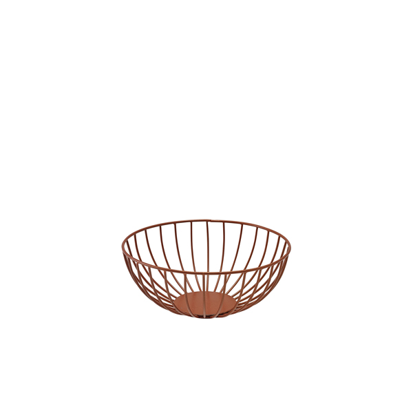 GenWare Round Copper Wire Basket 20 x 8cm