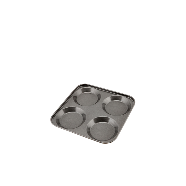 [BC-NYT-CS4] Carbon Steel Non-Stick 4 Cup York. Pudd Tray