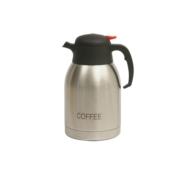 Coffee Inscribed St/St Vacuum Jug 2.0L