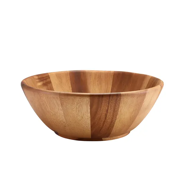 [BC-NWBWL33] GenWare Acacia Wood Bowl 33Dia x 12cm