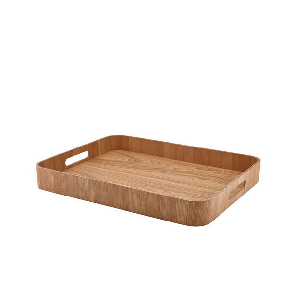 [BC-NWVT-B5038L] GenWare Light Wood Veneer Butlers Tray 50 x 38cm