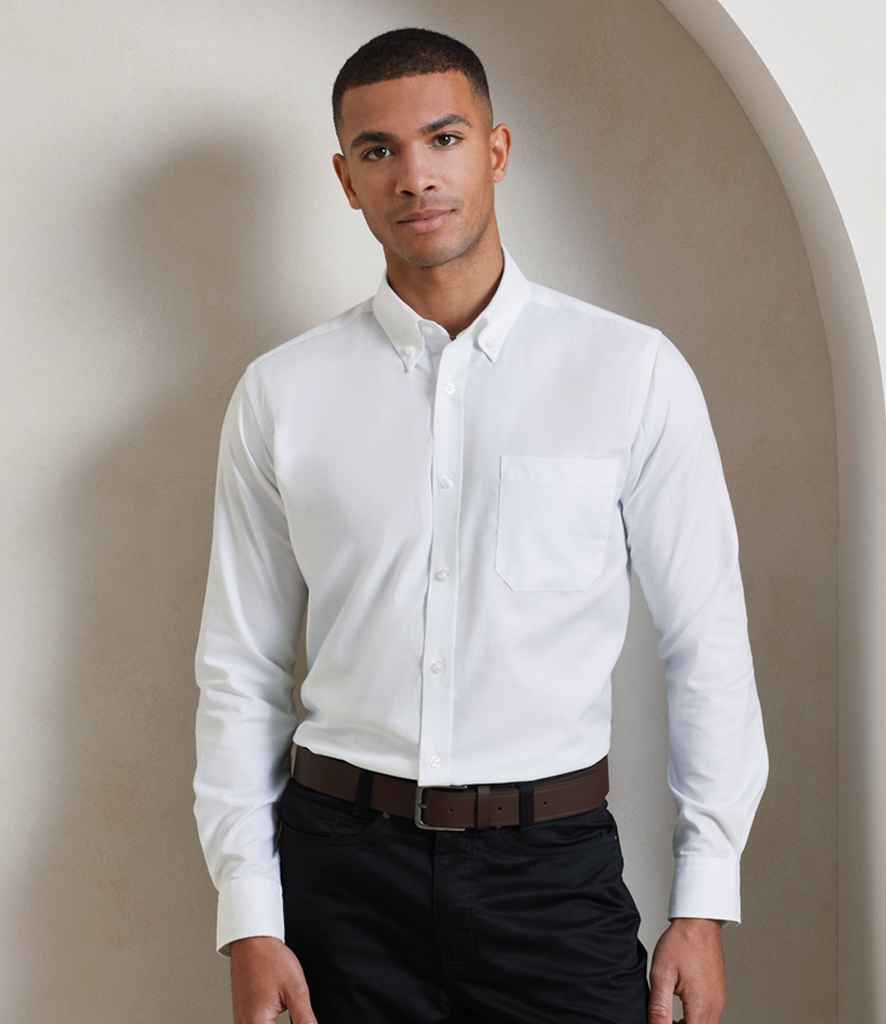 [PR234] Premier Signature Long Sleeve Oxford Shirt