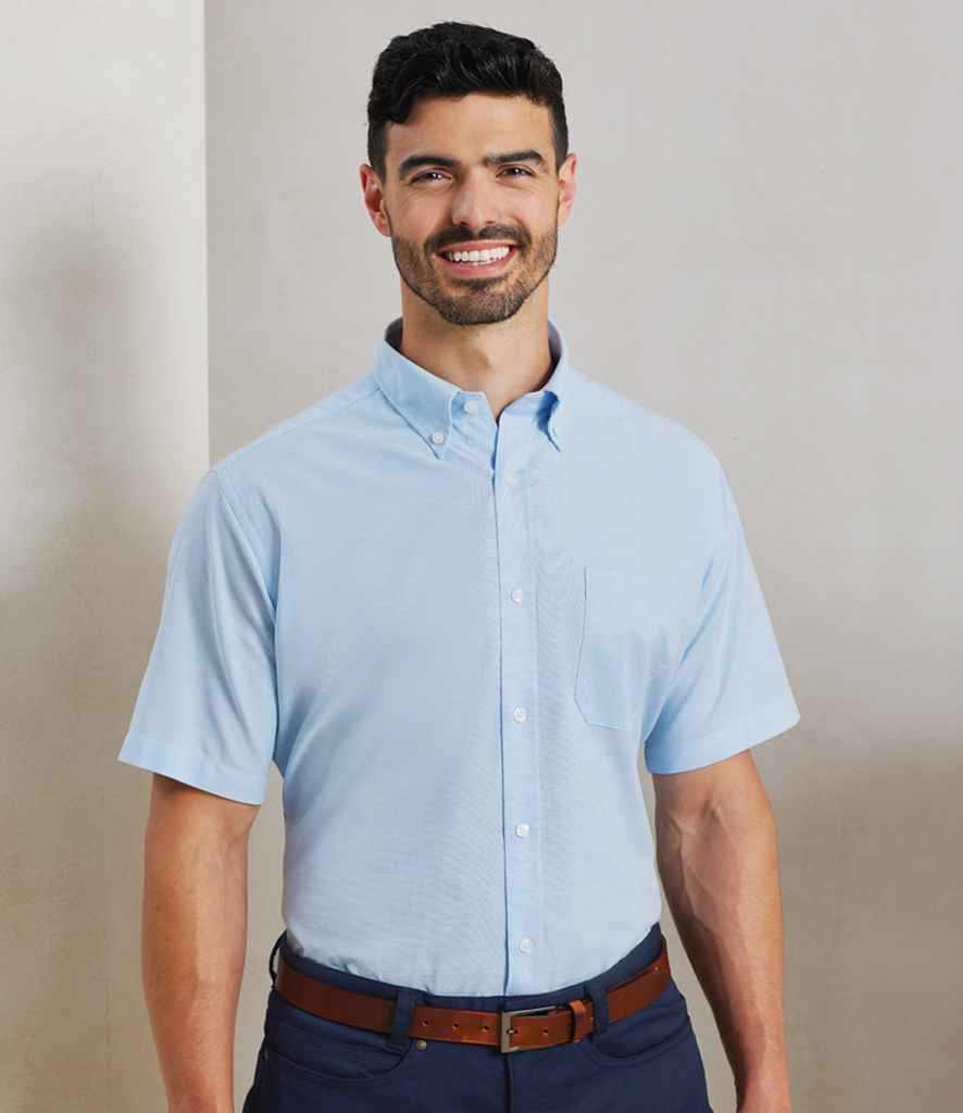 [PR236] Premier Signature Short Sleeve Oxford Shirt