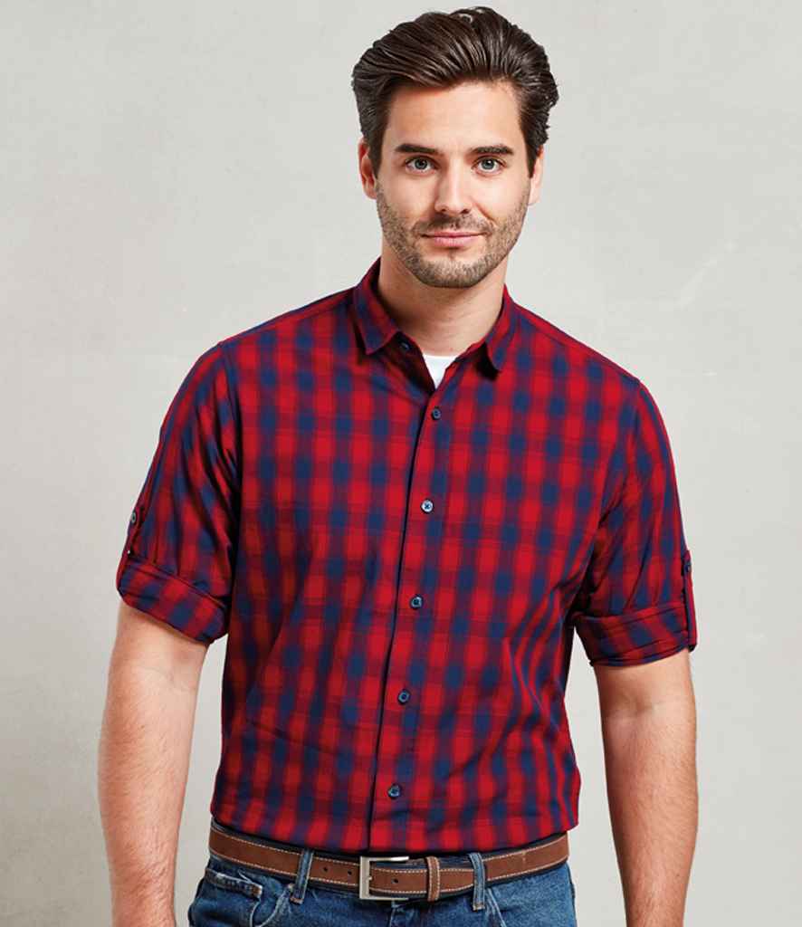 [PR250] Premier Mulligan Check Long Sleeve Shirt