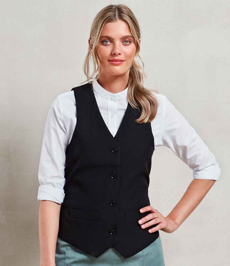 [PR623] Premier Ladies Lined Waistcoat