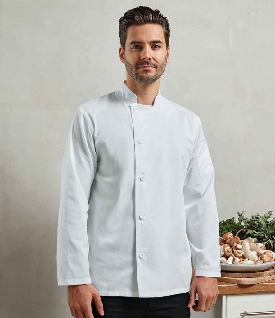 [PR901] Premier Essential Long Sleeve Chef's Jacket