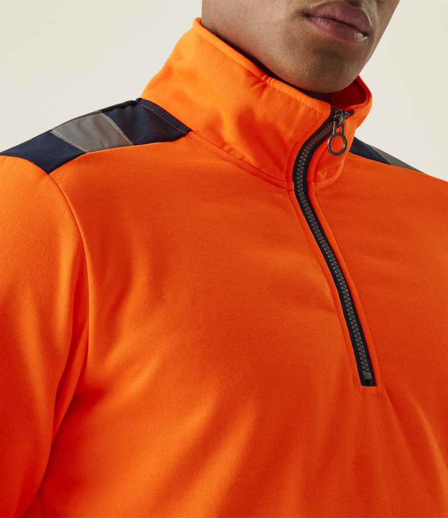 Regatta High Visibility Pro 1/4 Zip Sweatshirt