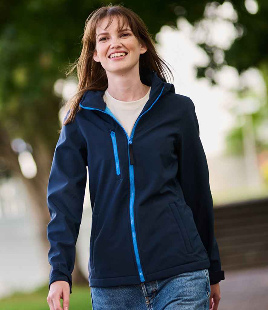 [RG636] Regatta Ladies Venturer Three Layer Hooded Soft Shell Jacket
