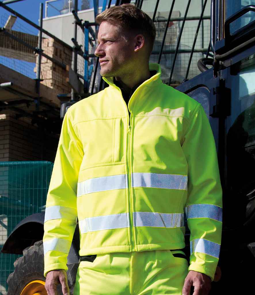 [RS117] Result Safe-Guard Hi-Vis Soft Shell Jacket