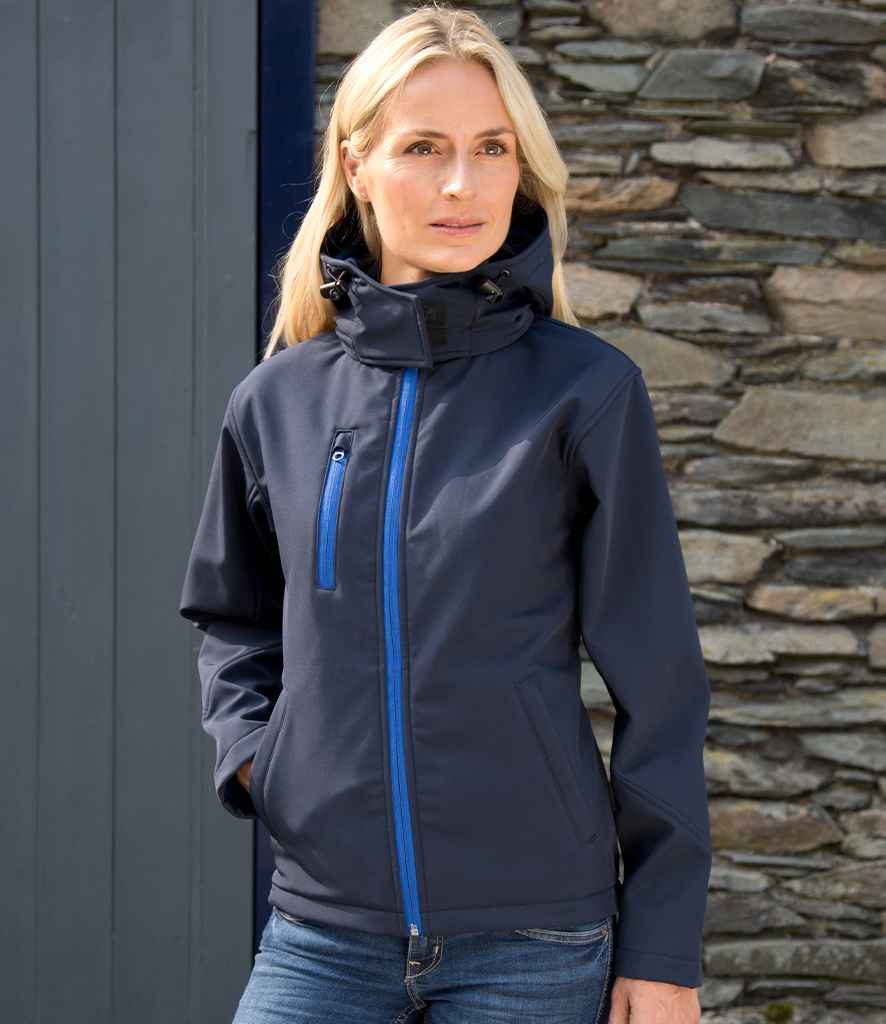 [RS230F] Result Core Ladies Hooded Soft Shell Jacket