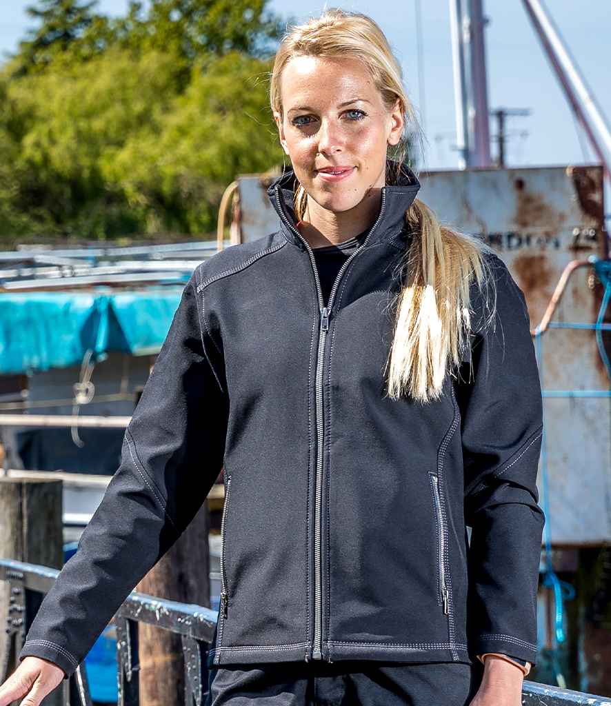 [RS455F] Result Work-Guard Ladies Treble Stitch Soft Shell Jacket