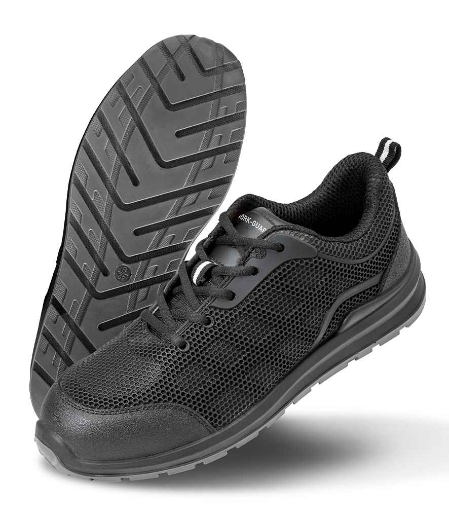 [RS456] Result Work-Guard All Black Safety Trainers