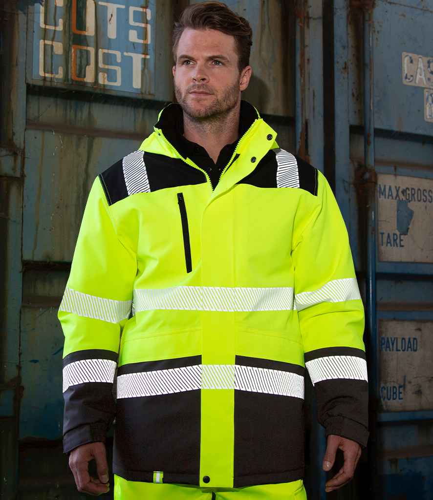 [RS475] Result Safe-Guard Extreme Tech Printable Soft Shell Safety Jacket