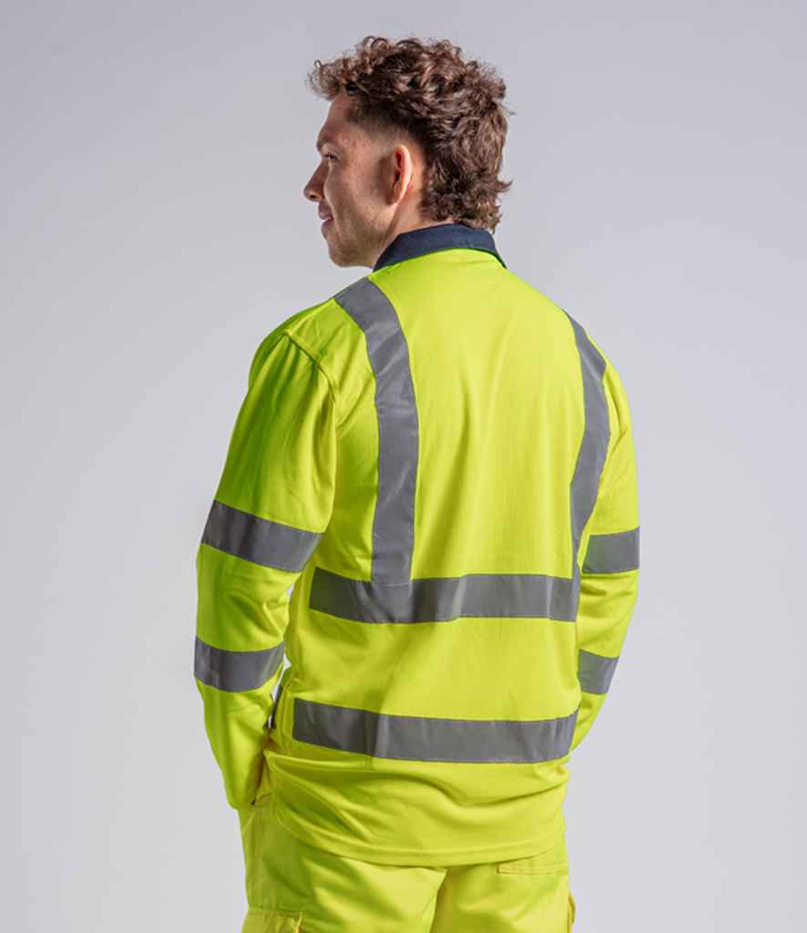 Pro RTX High Visibility Long Sleeve Polo Shirt