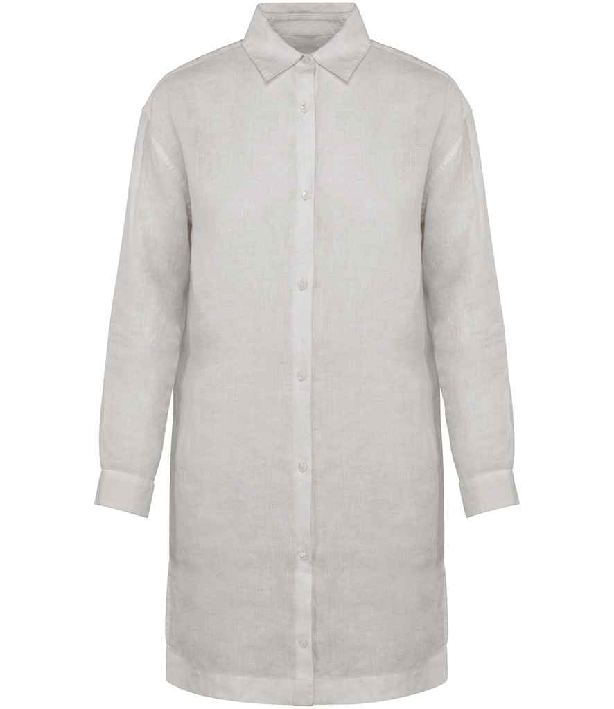 Spasso Ladies Linen Dress Shirt