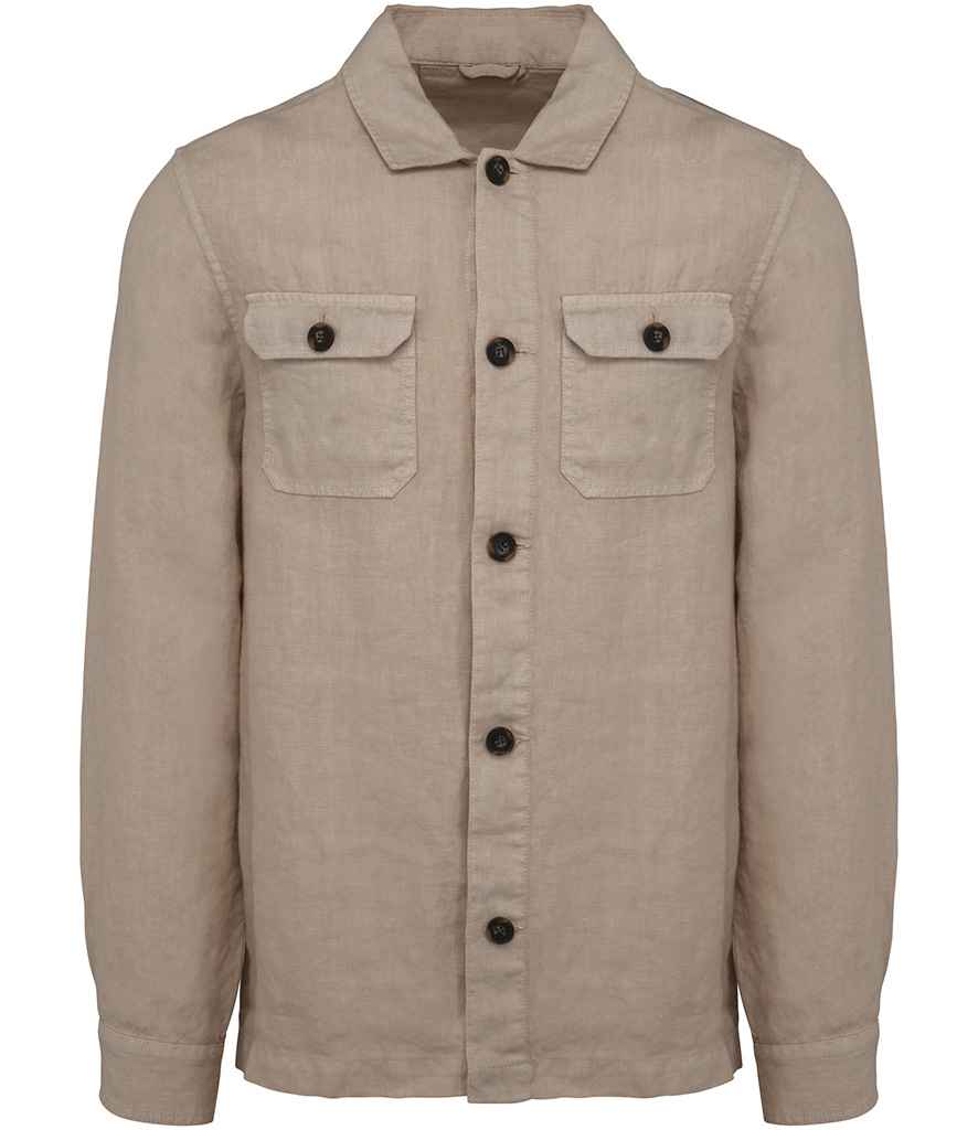 [SP516] Spasso Linen Washed Overshirt