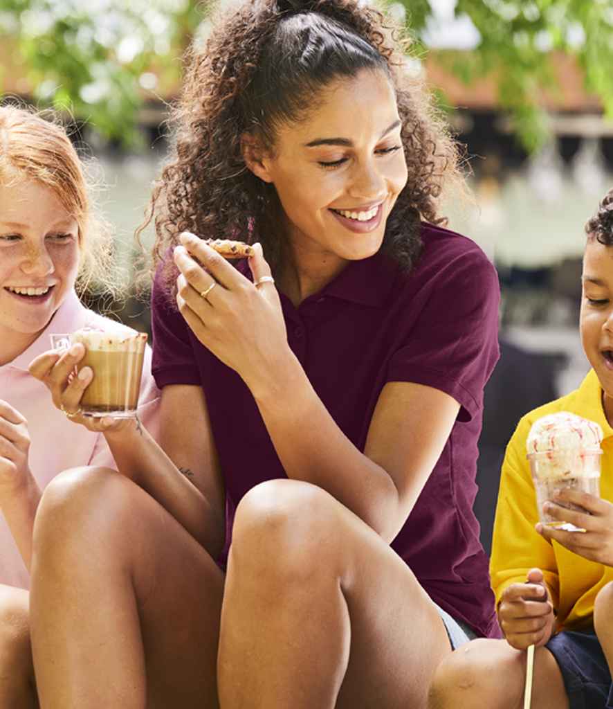 [SS86] Fruit of the Loom Lady Fit Piqué Polo Shirt