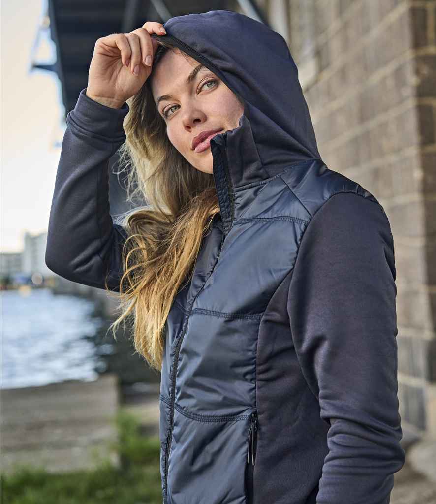 Tee Jays Ladies Hybrid-Stretch Hooded Jacket