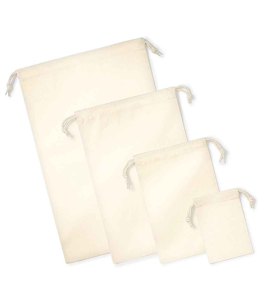[W266] Westford Mill Organic Premium Cotton Stuff Bag