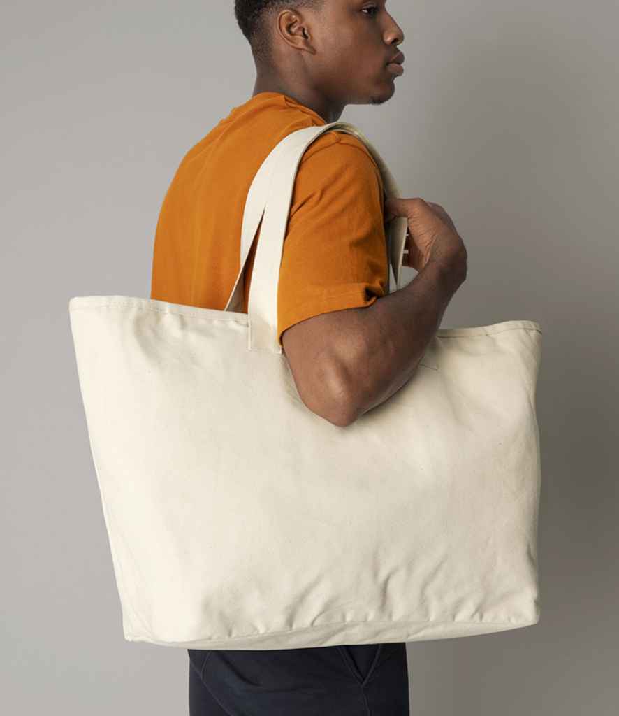 [W606] Westford Mill Oversized Heavy Duty Canvas Tote Bag