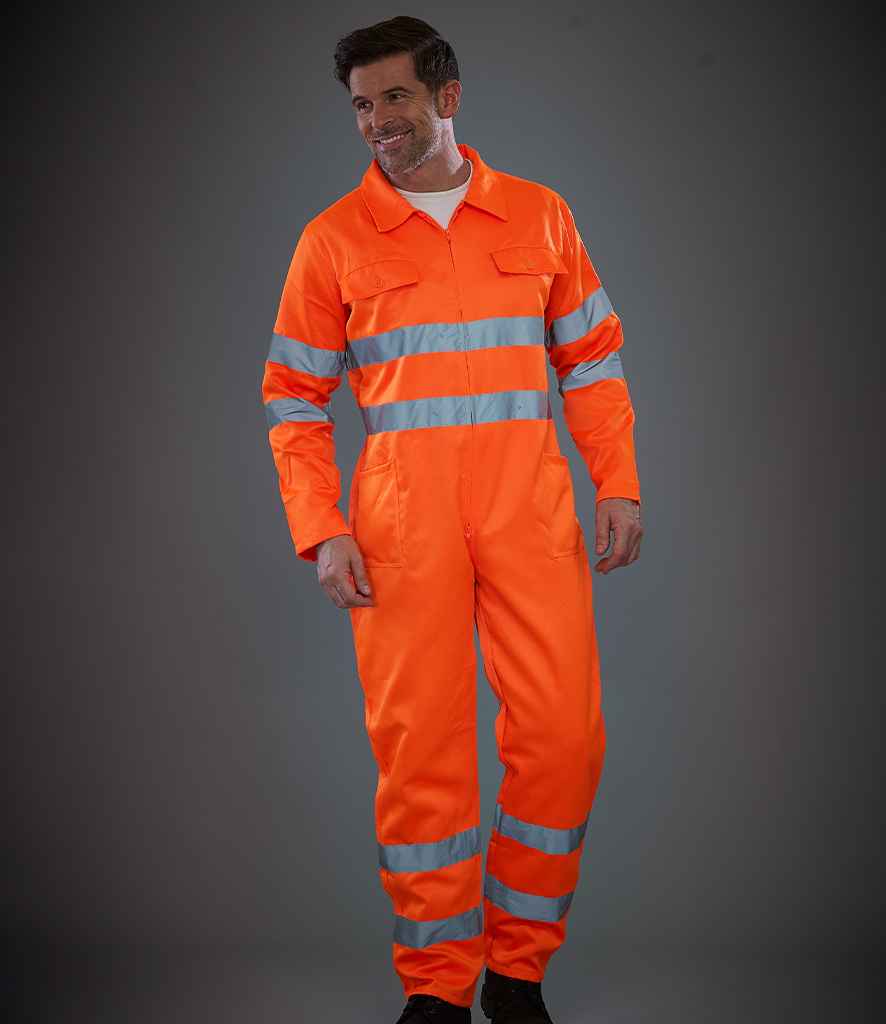 [YK303] Yoko Hi-Vis Poly/Cotton Coverall
