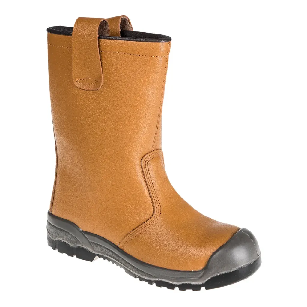 Portwest Steelite Rigger Boot S1P (With scuff cap)