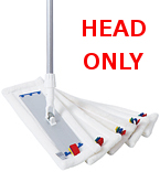 50cm Microfibre Flat Mop Head Only (with pockets)