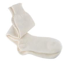 White Seaboot hose Socks