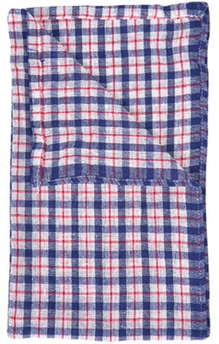 Coloured Check Tea Towels (pack of 10)