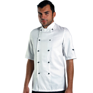 Slim Fit Chef Jacket White S/S