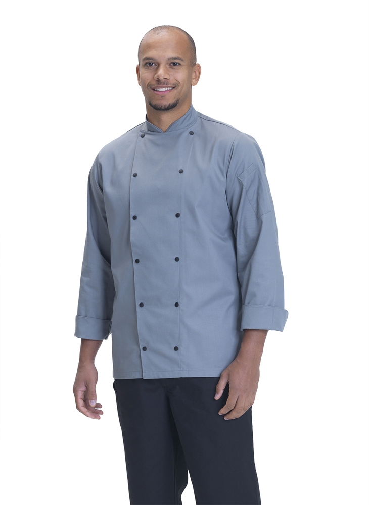 Le Chef Executive chefs jacket - Black and Grey (DE92E/F)