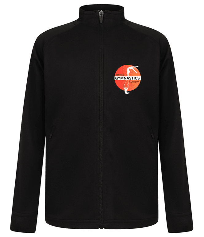 NL Gymnastics - Tracksuit Top, Kids, Black