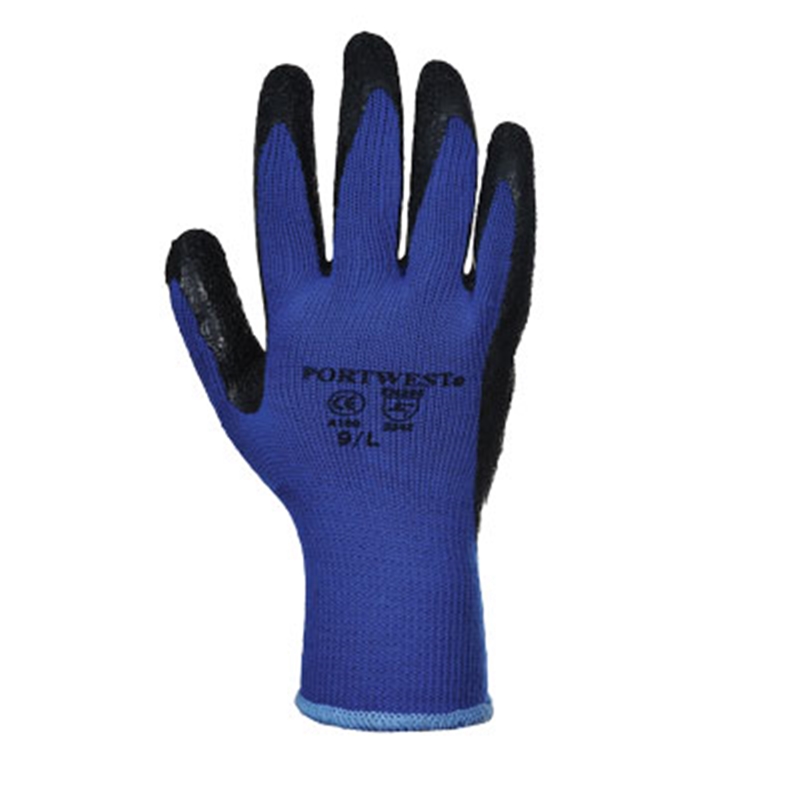 [A100ORS] Portwest Latex Grip Gloves (Orange, S)