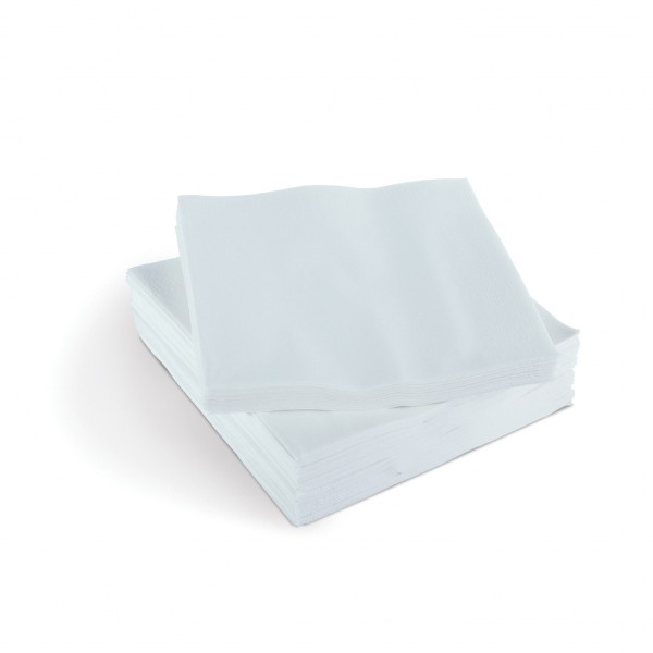 [P-WN242JK] White Cocktail Napkins 24cm 2-ply (2400)