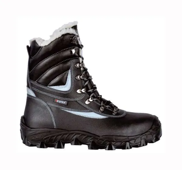 BARENTS laced up boots with non metallic toe-cap