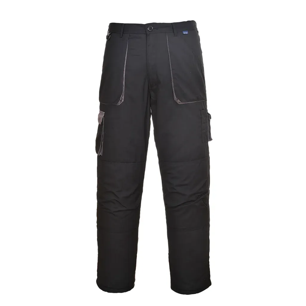 [TX11BKRS] Portwest Texo Contrast Trousers (Black, S, Regular)