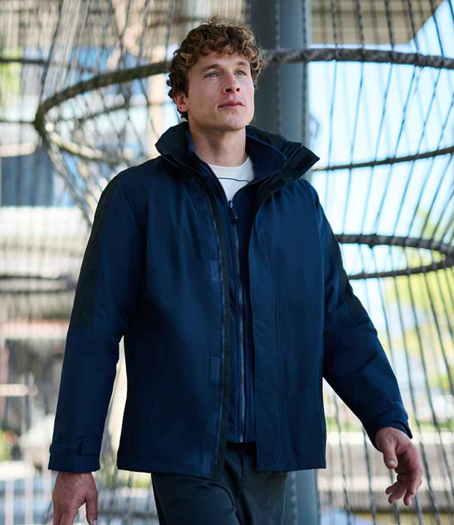 [RG085 RY/NV S] Regatta Defender III 3-in-1 Jacket (Royal Blue/Navy, S)