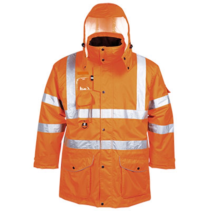 Portwest Hi-Vis 7-in-1 Traffic Jacket GO/RT