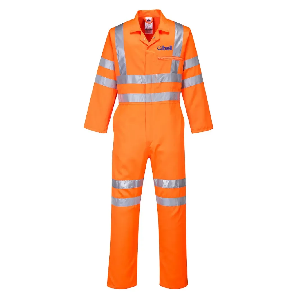 [BE-CO-HV-R-OR-XS] Bell Hi Vis Rail Coverall (XS (32-34))