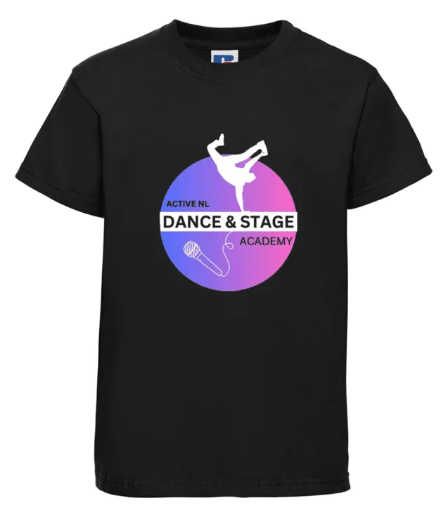 NL Dance & Stage - Adults T Shirt, Black
