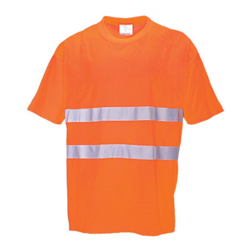 Portwest Cotton Comfort T-shirt (Yellow, S)