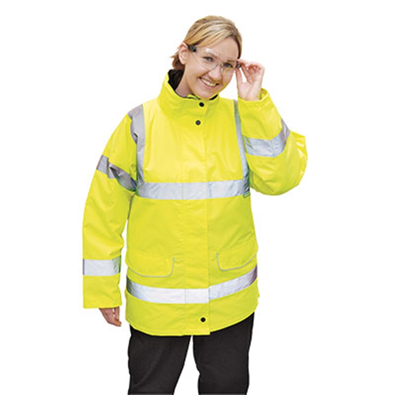 Portwest Hi-Vis Ladies Traffic Jacket (Yellow, XS)