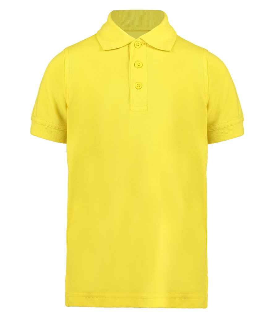 [K406 CAN 3-4] Kustom Kit Kids Klassic Poly/Cotton Piqué Polo Shirt (3-4, Canary)